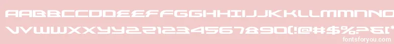 alexisv3expand Font – White Fonts on Pink Background