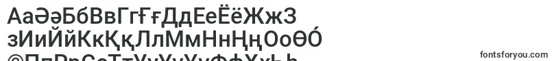 フォントalexisv3expand – カザフ文字
