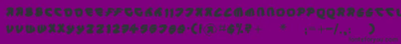 Подробнее о шрифте Petitsan Шрифт Petitsan – чёрные шрифты на фиолетовом фоне