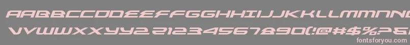 alexisv3expandital Font – Pink Fonts on Gray Background