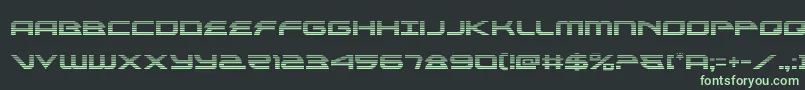 alexisv3grad Font – Green Fonts on Black Background