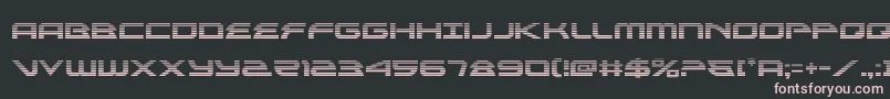 フォントalexisv3grad – 黒い背景にピンクのフォント