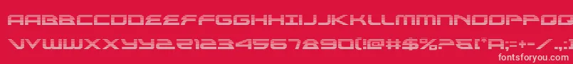 alexisv3grad Font – Pink Fonts on Red Background