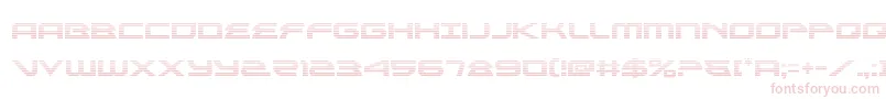 フォントalexisv3grad – 白い背景にピンクのフォント