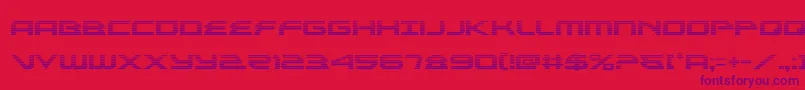 alexisv3grad Font – Purple Fonts on Red Background