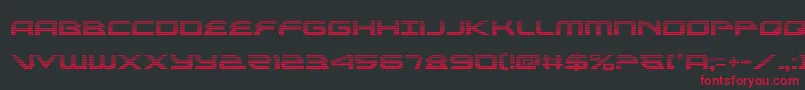 alexisv3grad Font – Red Fonts on Black Background