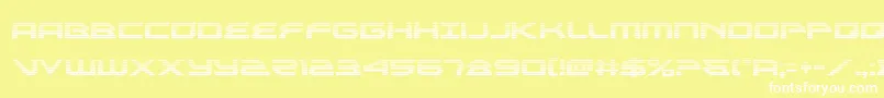 alexisv3grad Font – White Fonts on Yellow Background