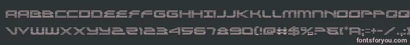 Czcionka alexisv3grad – różowe czcionki na czarnym tle