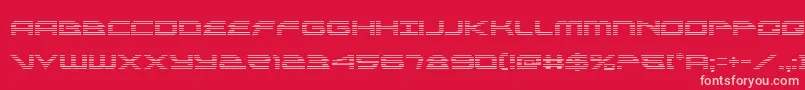 alexisv3grad Font – Pink Fonts on Red Background