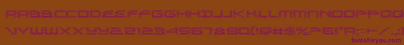 alexisv3grad Font – Purple Fonts on Brown Background