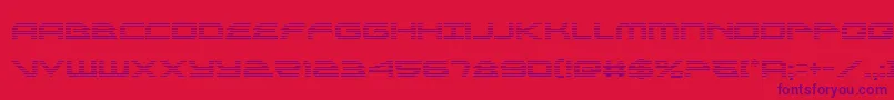 alexisv3grad Font – Purple Fonts on Red Background