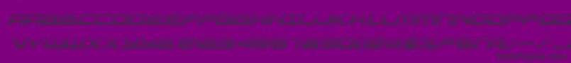 alexisv3gradital-Schriftart – Schwarze Schriften auf violettem Hintergrund
