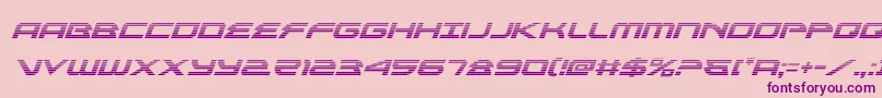 alexisv3gradital-Schriftart – Violette Schriften auf rosa Hintergrund