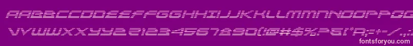 alexisv3gradital Font – Pink Fonts on Purple Background