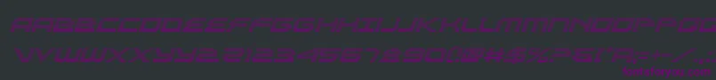 alexisv3gradital Font – Purple Fonts on Black Background