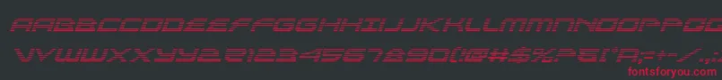alexisv3gradital Font – Red Fonts on Black Background