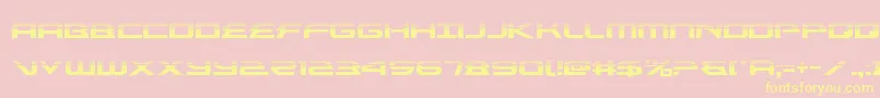 alexisv3half Font – Yellow Fonts on Pink Background