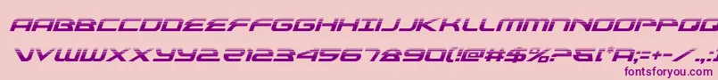 alexisv3halfital Font – Purple Fonts on Pink Background