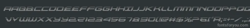 Шрифт alexisv3halfital – серые шрифты на чёрном фоне