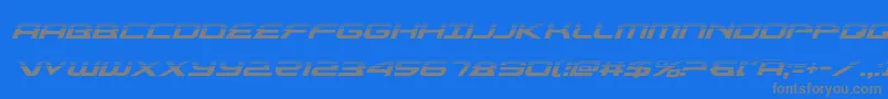 Шрифт alexisv3halfital – серые шрифты на синем фоне