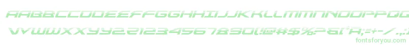 alexisv3halfital Font – Green Fonts on White Background