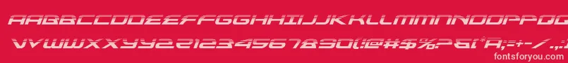 Шрифт alexisv3halfital – розовые шрифты на красном фоне