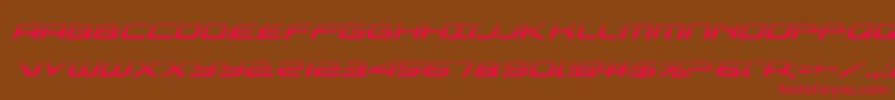 alexisv3halfital Font – Red Fonts on Brown Background