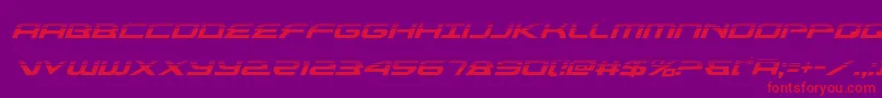 Шрифт alexisv3halfital – красные шрифты на фиолетовом фоне