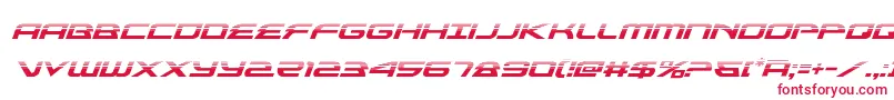 alexisv3halfital Font – Red Fonts on White Background