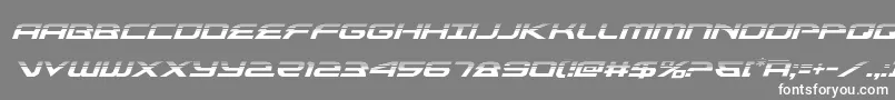 alexisv3halfital Font – White Fonts on Gray Background