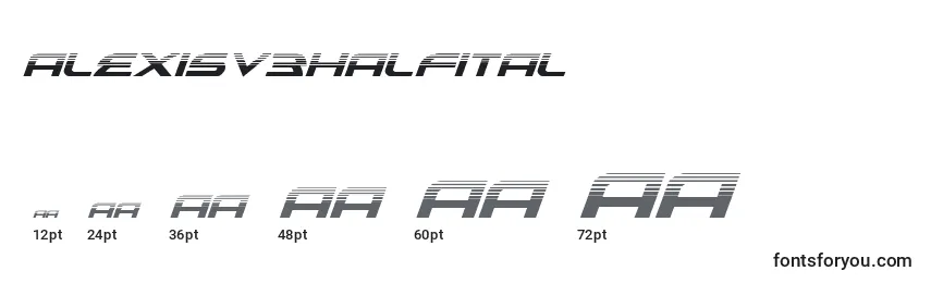 Alexisv3halfital (119068) Font Sizes
