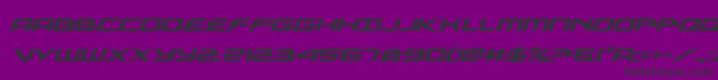 alexisv3ital Font – Black Fonts on Purple Background