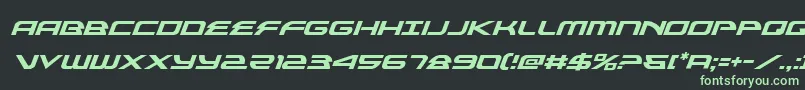 alexisv3ital Font – Green Fonts on Black Background
