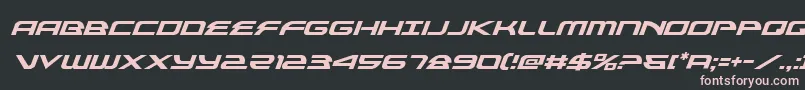 alexisv3ital Font – Pink Fonts on Black Background