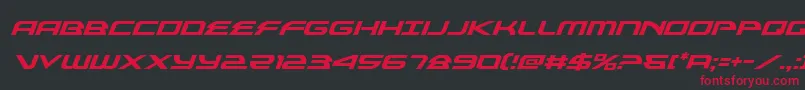 alexisv3ital Font – Red Fonts on Black Background