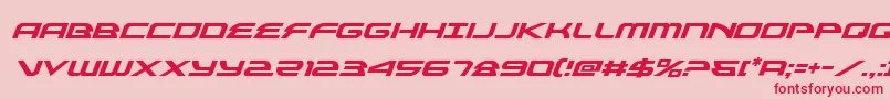 alexisv3ital Font – Red Fonts on Pink Background