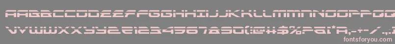 alexisv3laser Font – Pink Fonts on Gray Background