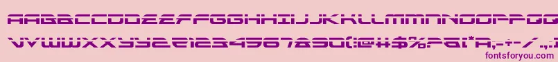 alexisv3laser Font – Purple Fonts on Pink Background