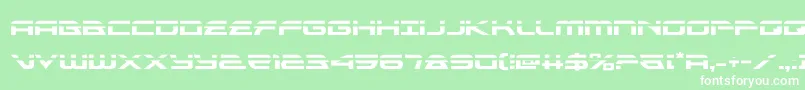 alexisv3laser Font – White Fonts on Green Background