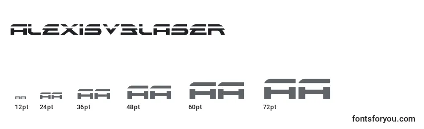 Alexisv3laser (119071) Font Sizes