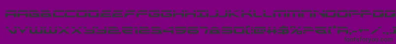 alexisv3laser Font – Black Fonts on Purple Background