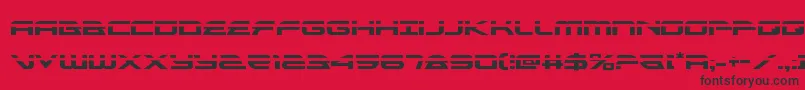 alexisv3laser Font – Black Fonts on Red Background