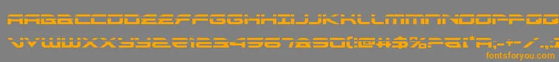 alexisv3laser Font – Orange Fonts on Gray Background