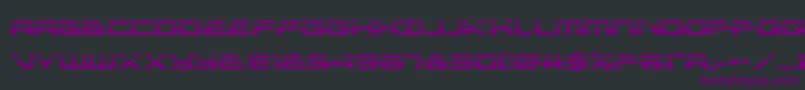 alexisv3laser-Schriftart – Violette Schriften auf schwarzem Hintergrund