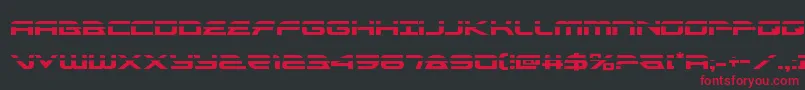 alexisv3laser Font – Red Fonts on Black Background