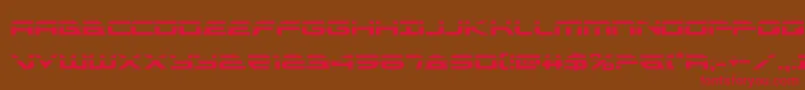 alexisv3laser Font – Red Fonts on Brown Background