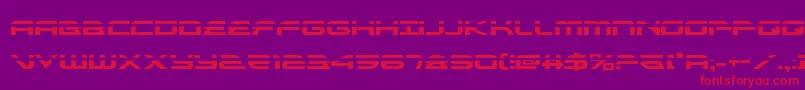 alexisv3laser Font – Red Fonts on Purple Background