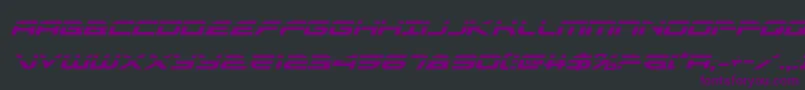 alexisv3laserital Font – Purple Fonts on Black Background