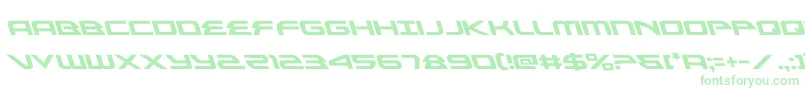 alexisv3left Font – Green Fonts on White Background