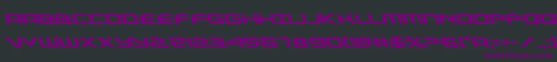 alexisv3left Font – Purple Fonts on Black Background